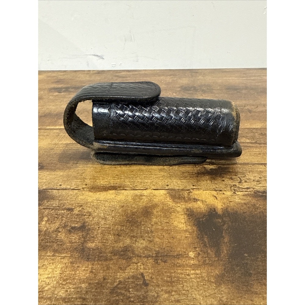 AKER Single Snap Basketweave Holster Model 570 4 OZ. Mace